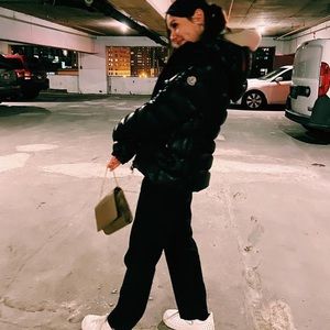 Moncler black ANTHIA GIUBBOTTO women jacket